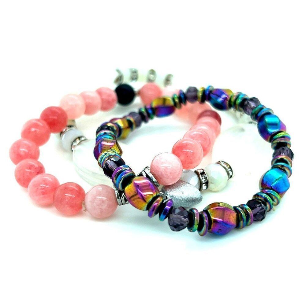 Lot of 3 Stretchy Bracelets (c)‎